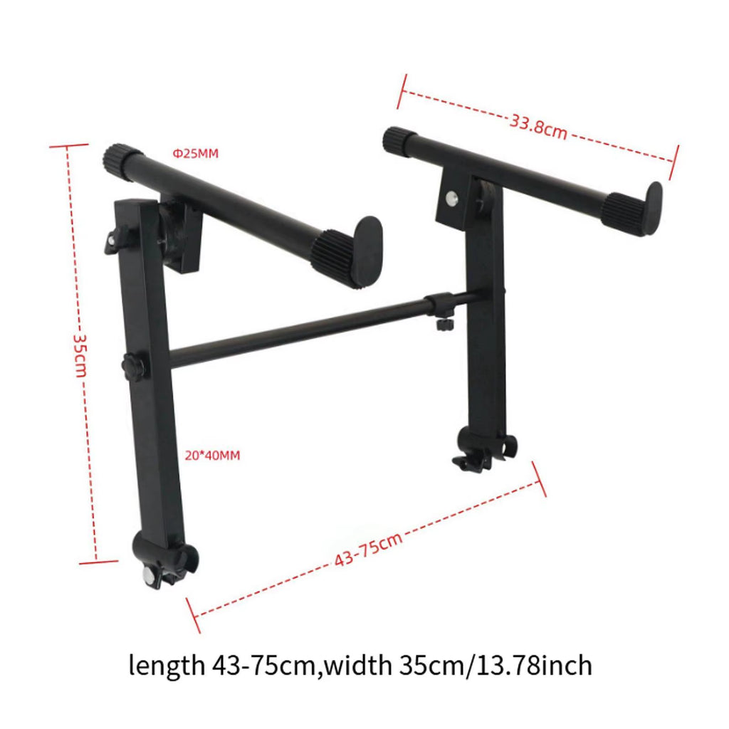 2 Tier Keyboard Stand Stacking Keyboards Professional Electronic Stand,Music Instrument Accessories Universal Metal Adjustable