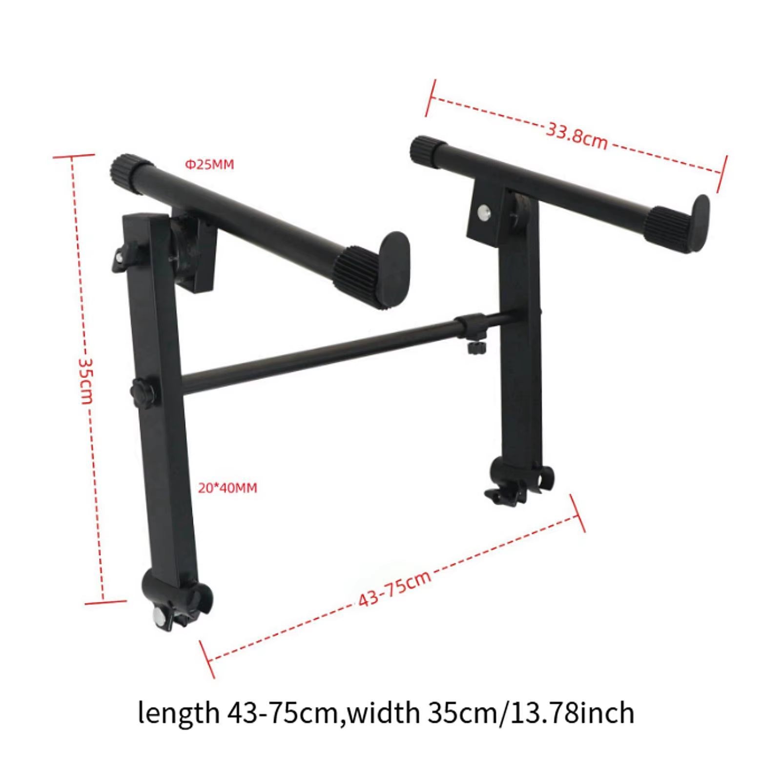 2 Tier Keyboard Stand Stacking Keyboards Professional Electronic Stand,Music Instrument Accessories Universal Metal Adjustable