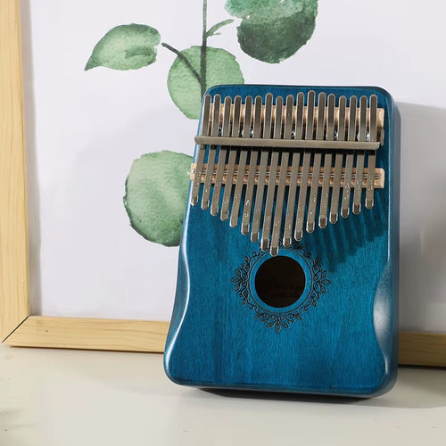 17 Keys Kalimba Thumb Piano High Quality Wood Mbira Body Musical Instruments with Learning Book Kalimba Piano Christmas Gift