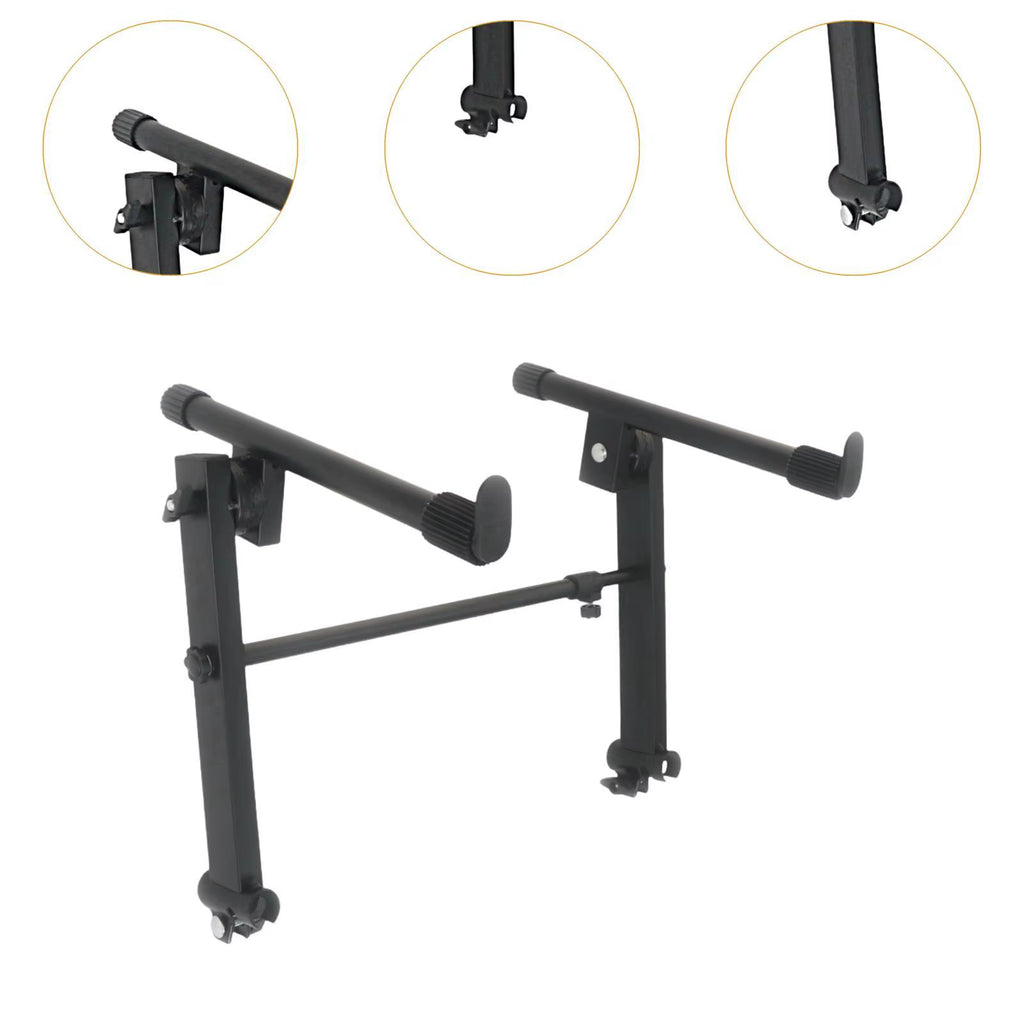 2 Tier Keyboard Stand Stacking Keyboards Professional Electronic Stand,Music Instrument Accessories Universal Metal Adjustable